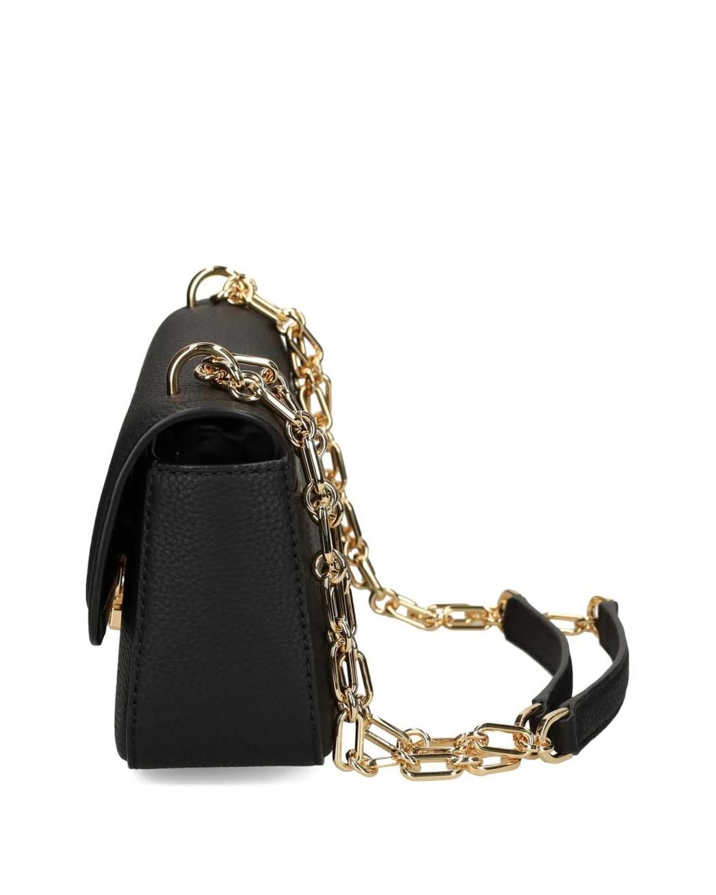 Bandolera Tribeca pequeña con cadena Michael Kors de color Black