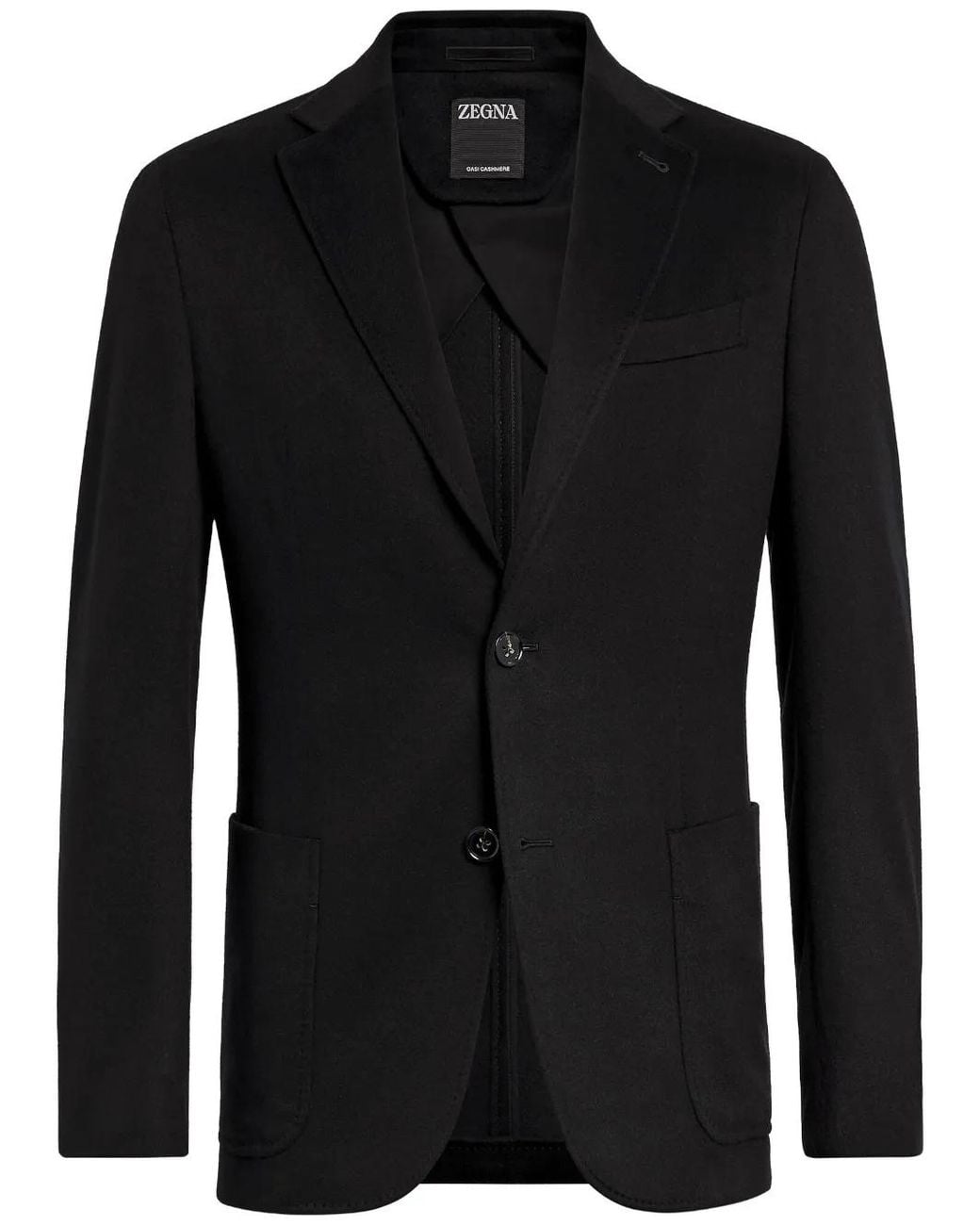 Zegna Black Oasi Cashmere Shirt Jacket for men
