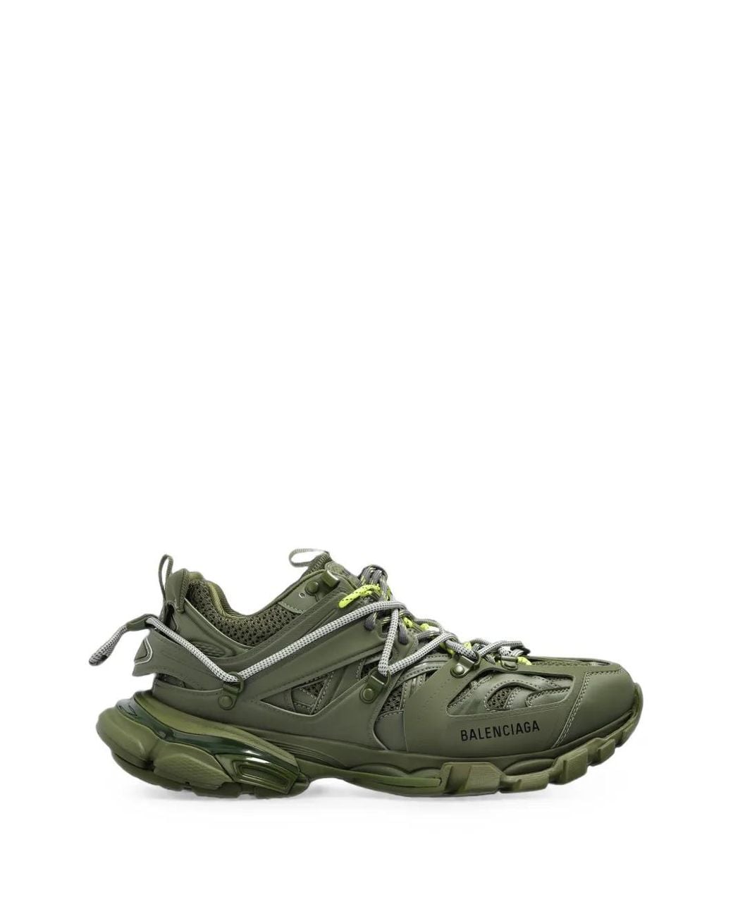 Balenciaga Green Track Trail Laces Sneakers for men
