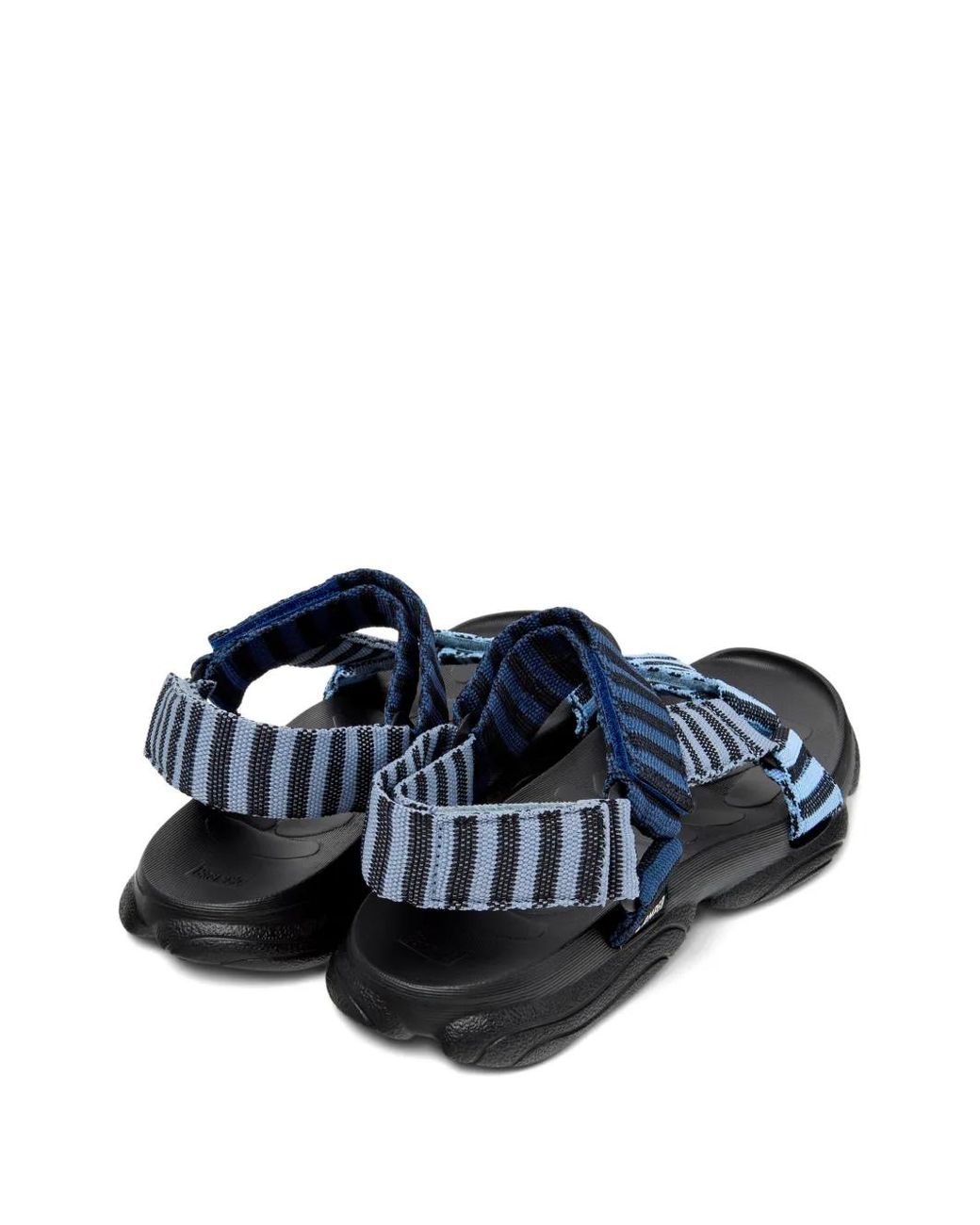 Camper Blue Striped Karst Sandals