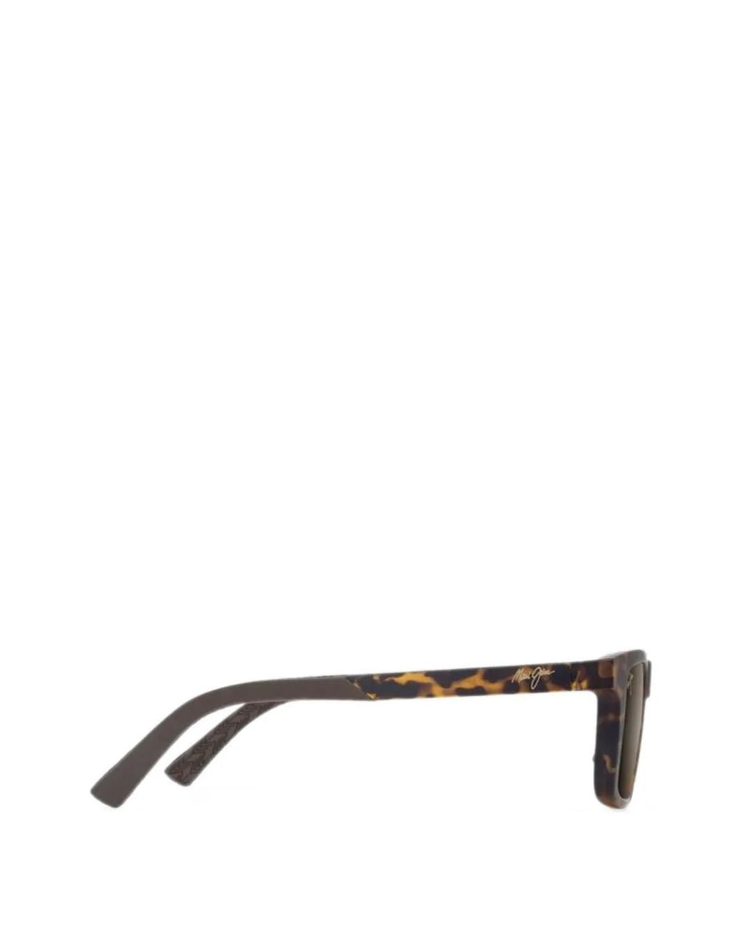 Maui Jim Gray Moaka Square-Frame Sunglasses