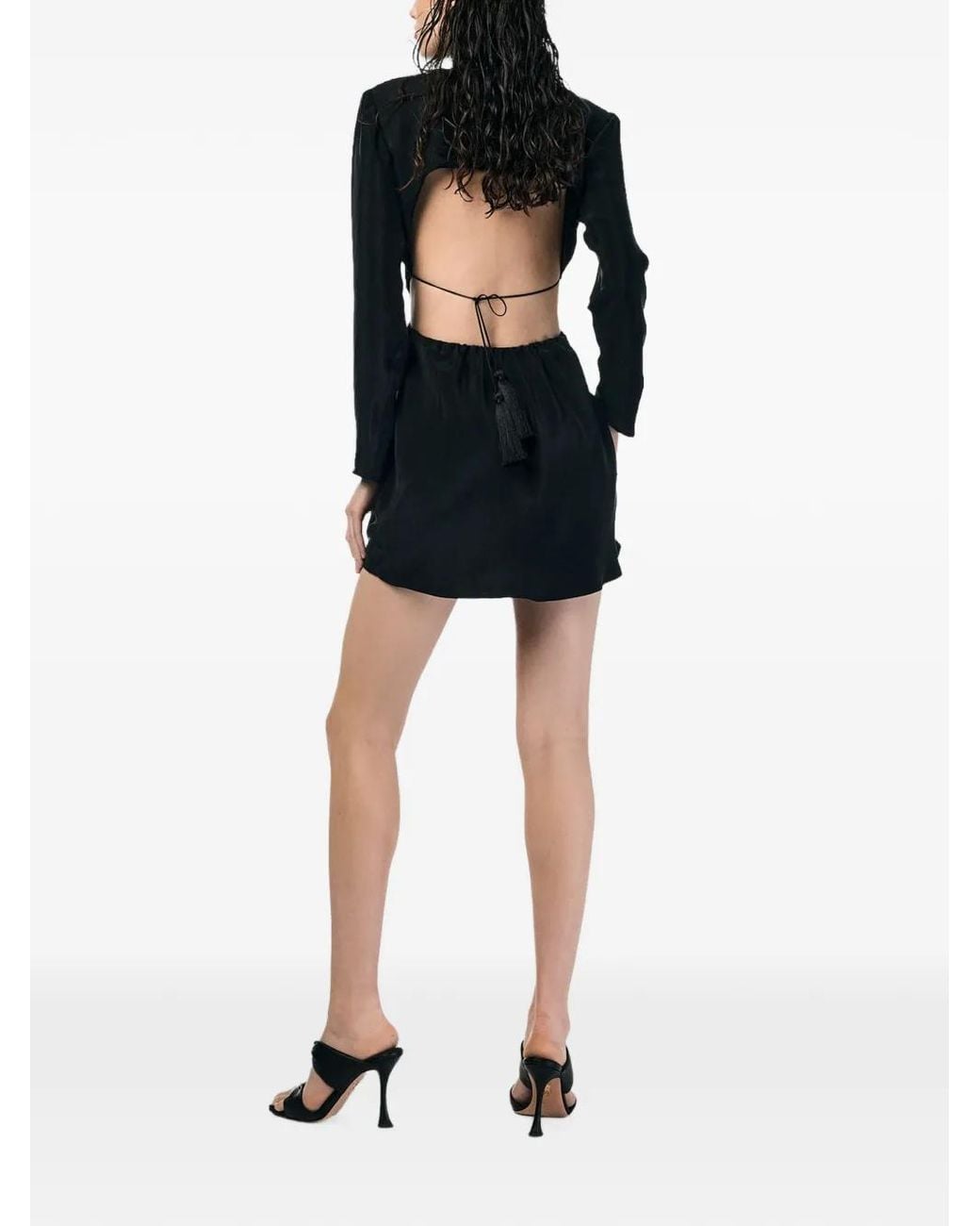 ANDRA ANDREESCU Black Sienna Cutout Mini Dress