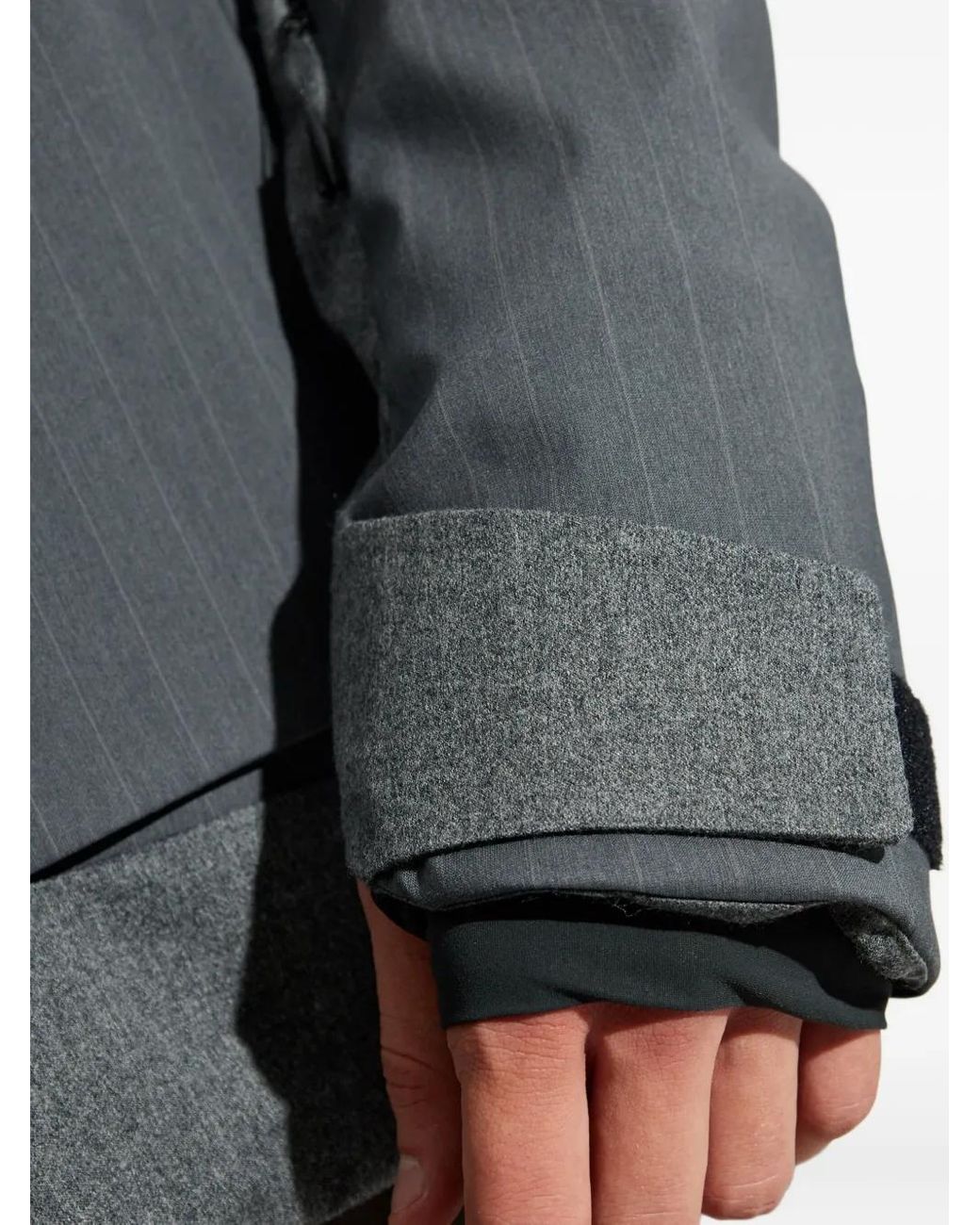 Chaqueta A Rayas Con Capucha Sease de hombre de color Gray
