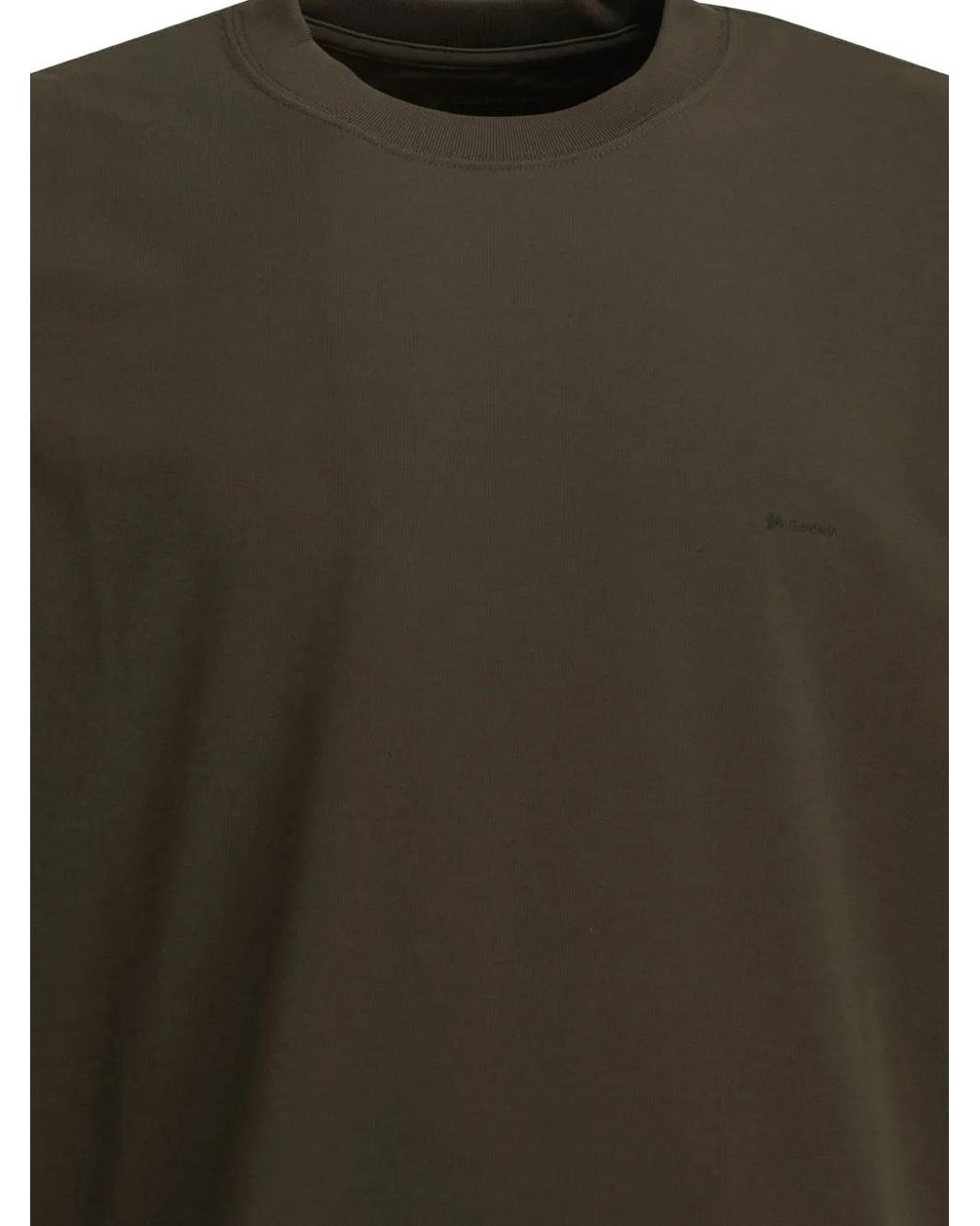 Goldwin Green Logo-Detail Short-Sleeve T-Shirt for men
