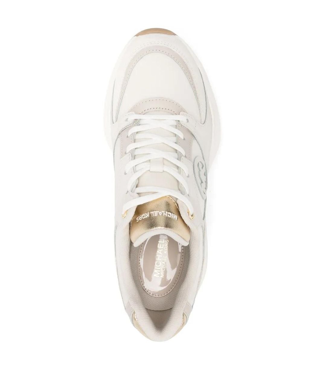 Michael Kors White Zuma Leather Sneakers