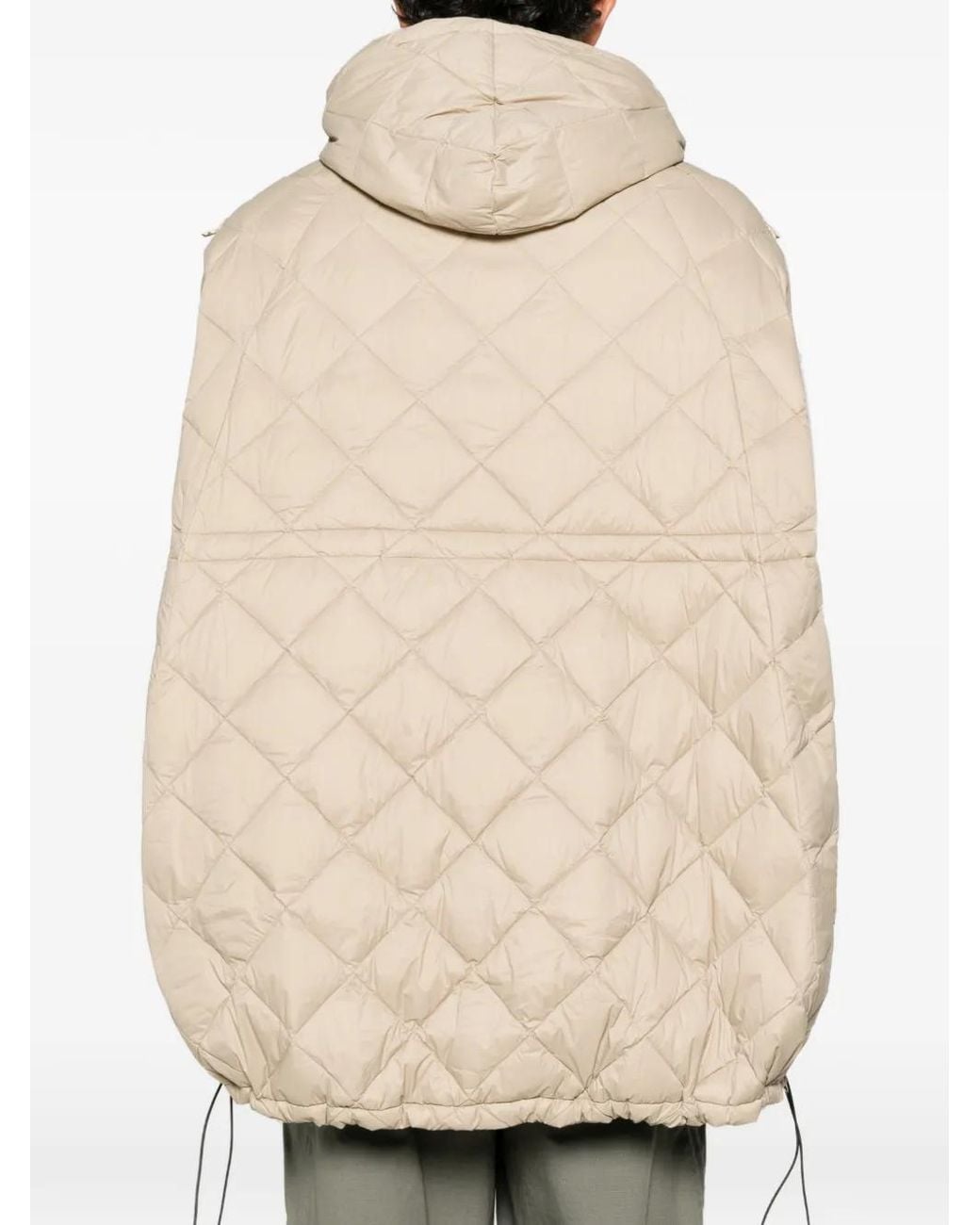 Taion Natural Quilted Hooded Jacket