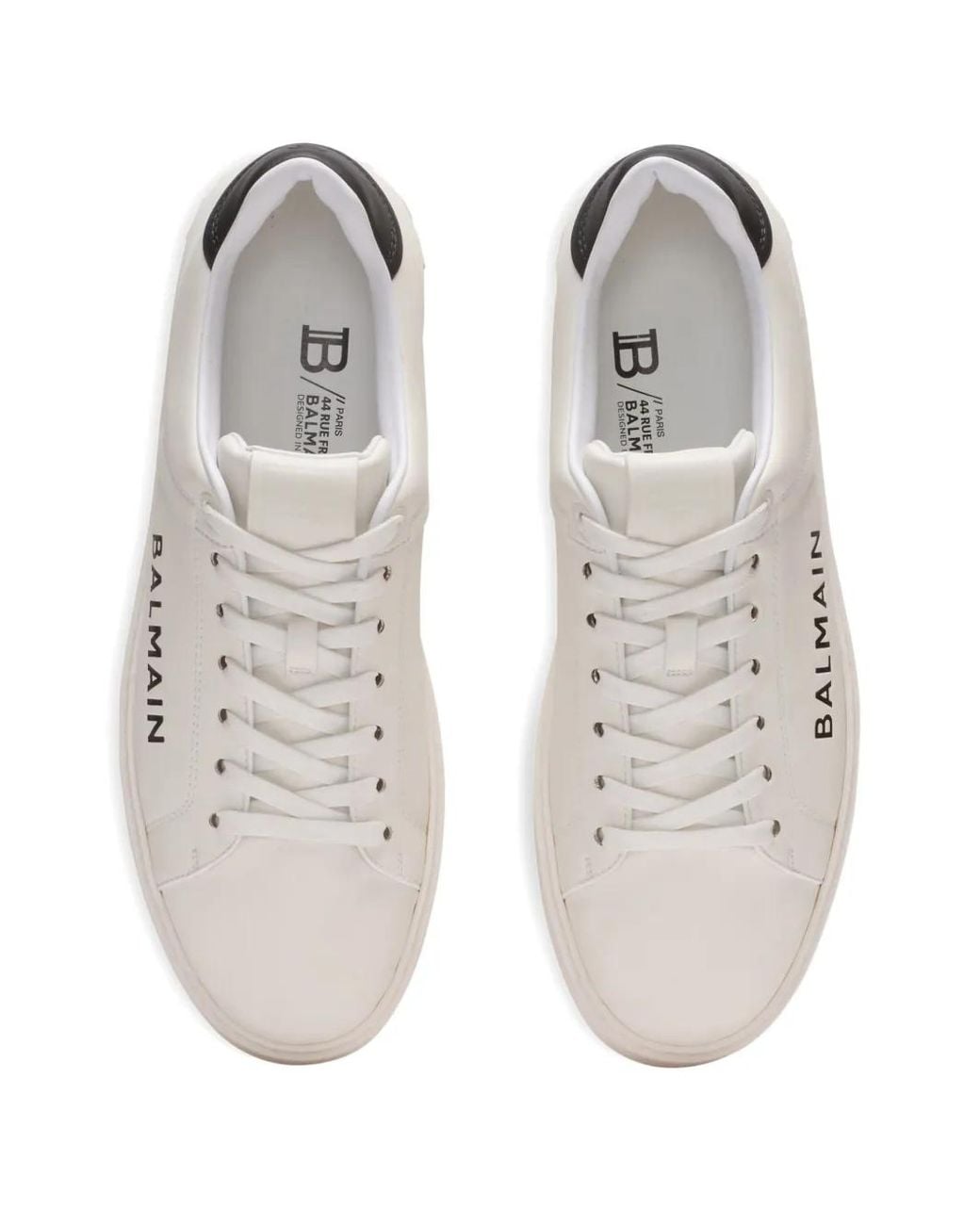 メンズ Balmain B-Court スニーカー ホワイト | Lyst