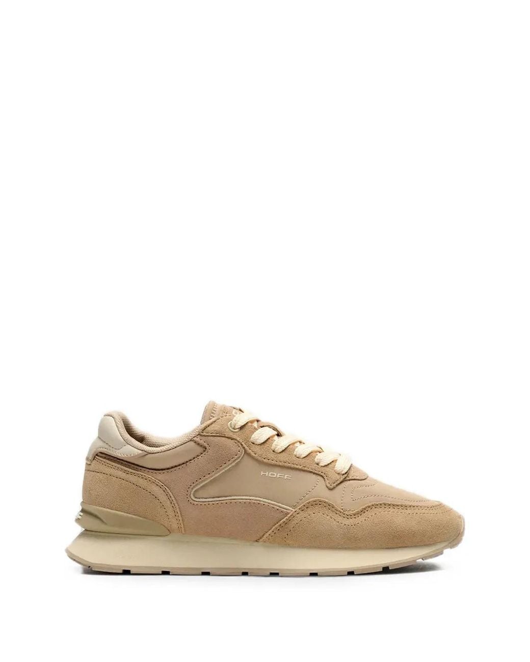 HOFF Natural Panelled Lace-Up Sneakers