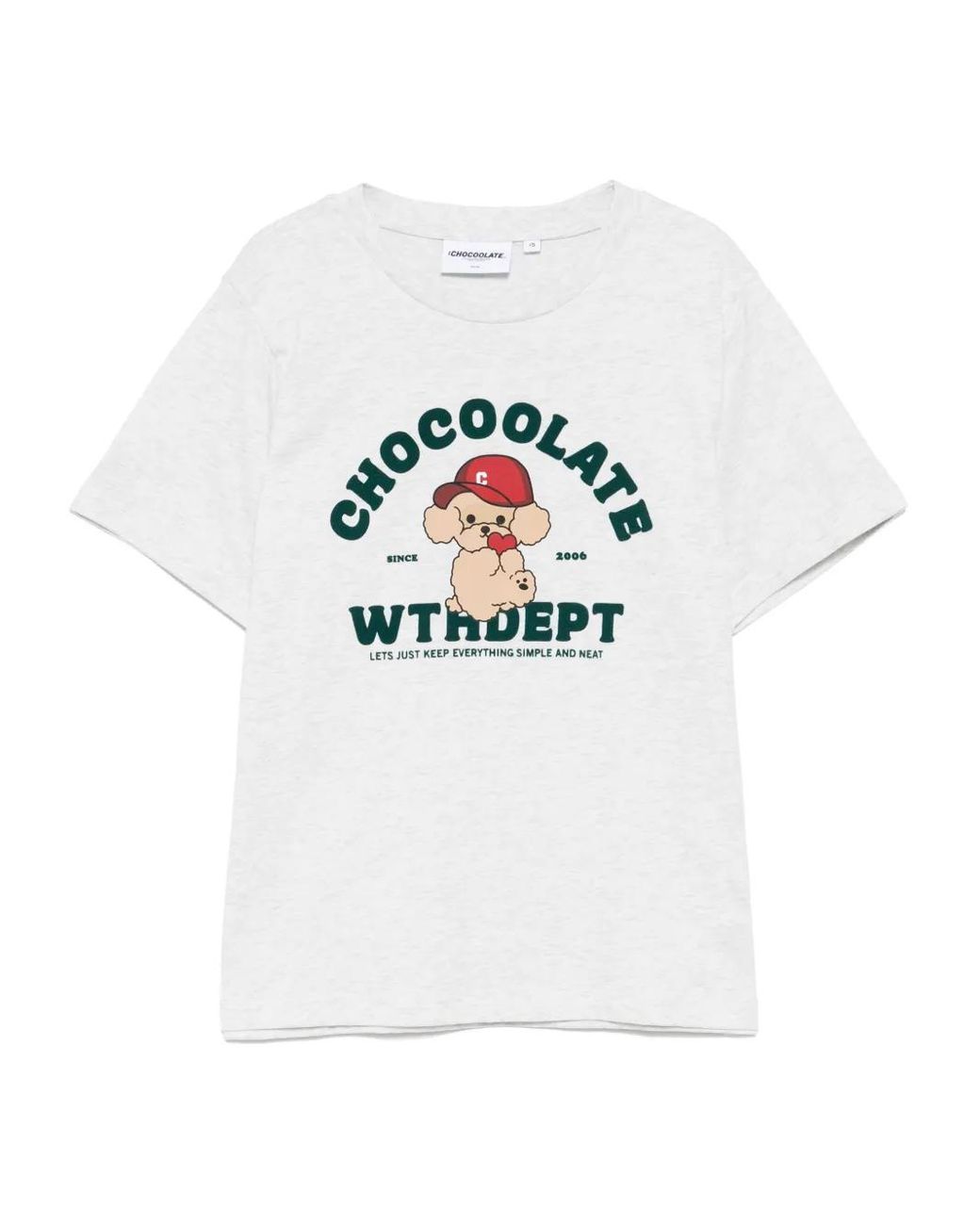 Chocoolate White Printed T-Shirt