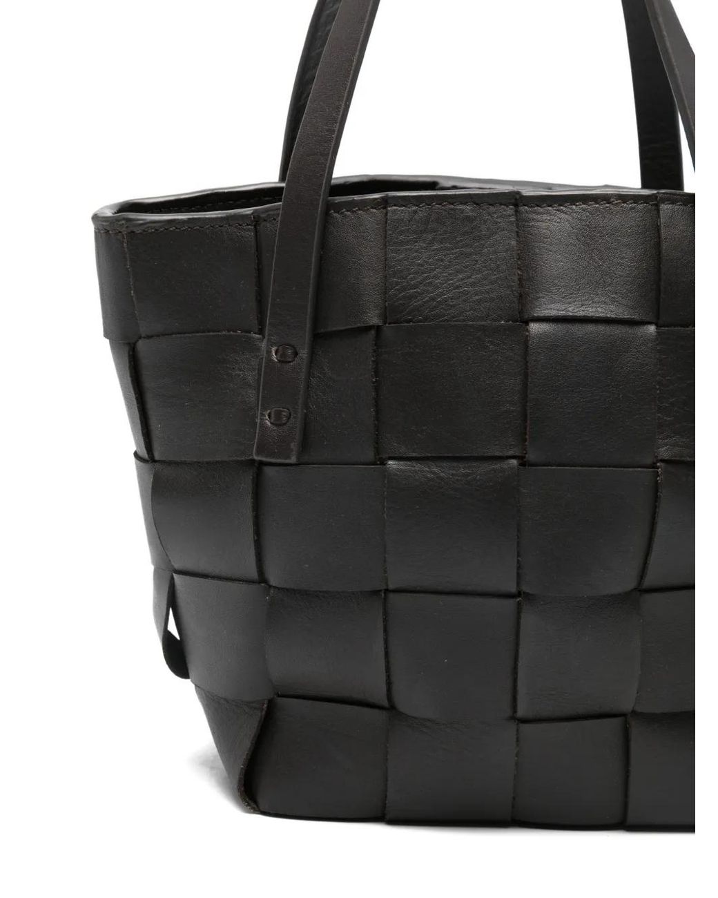 P.A.R.O.S.H. Black Sac Cabas En Cuir