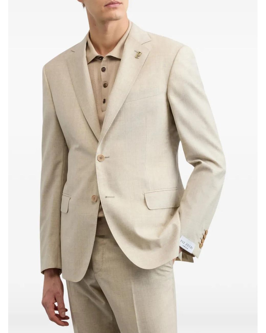 Pal Zileri White Patch Jacket for men