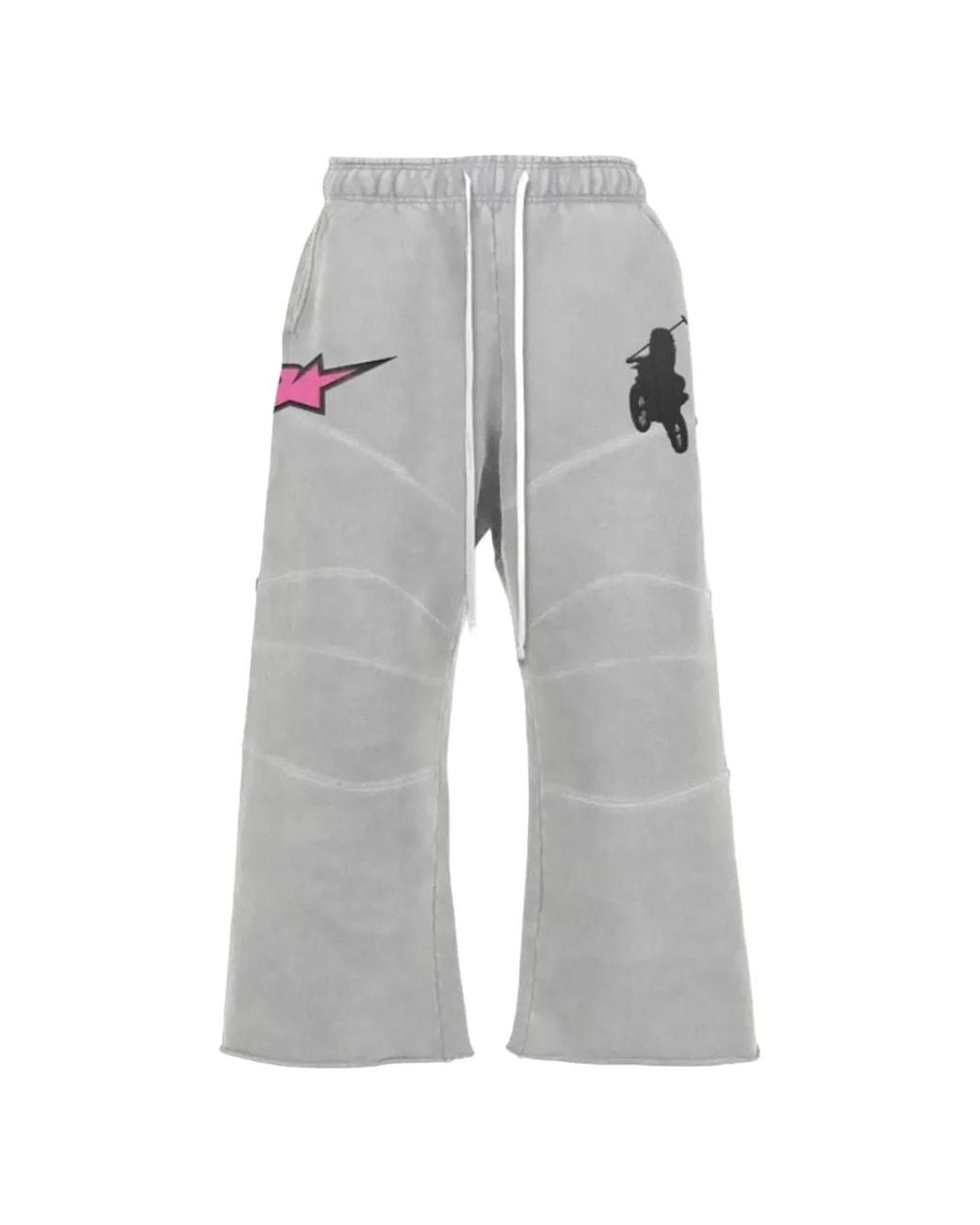 Triple Sevens Gray Moto Vice Track Pants for men