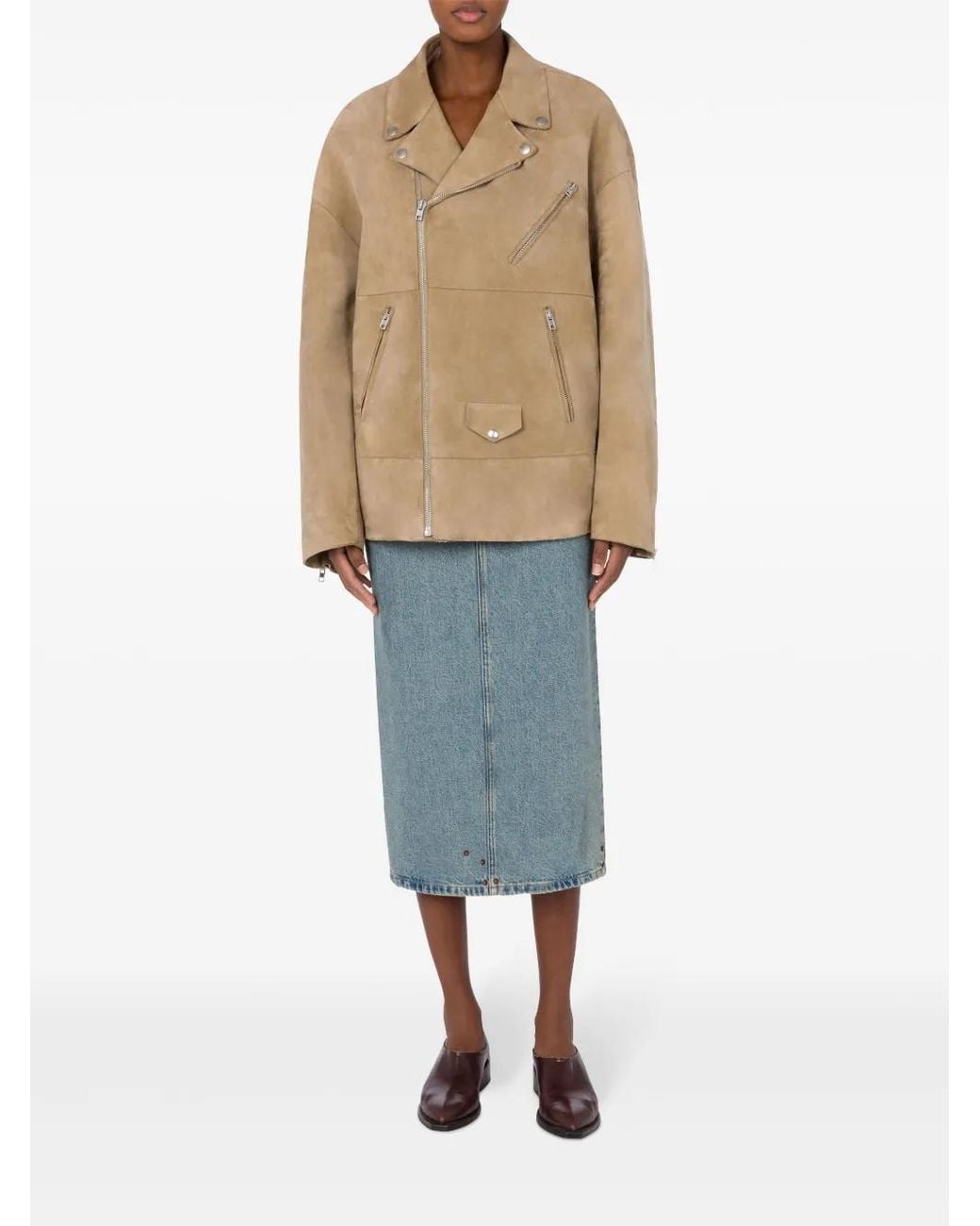 Moschino Natural Leather Jacket
