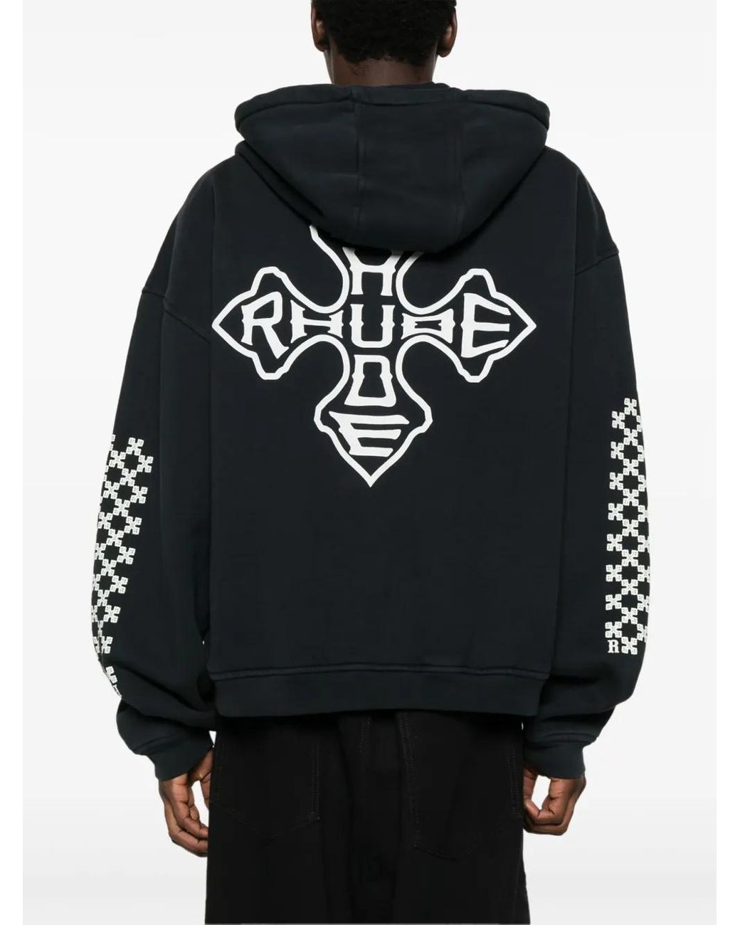 RHUDE ロゴ フーディ パーカー メンズ Rhude Logo Hoodie ブラック | Lyst