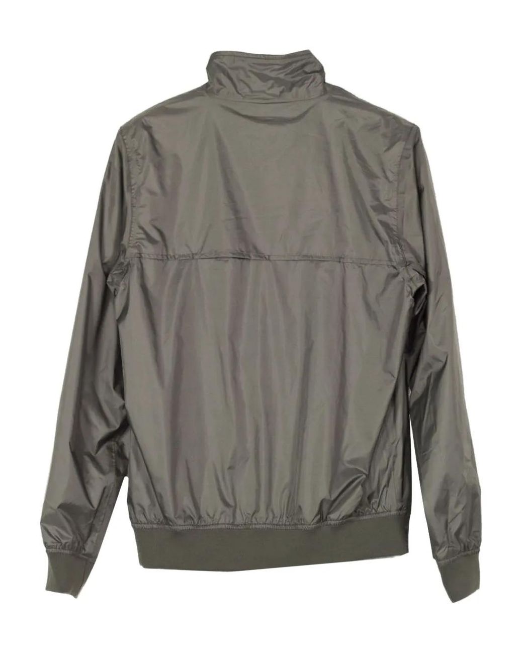 K-Way Gray Zip-Up Bomber Jacket for men