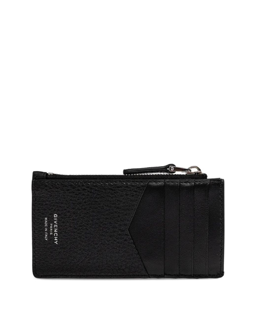 Givenchy Black Zipped Card Holder for men