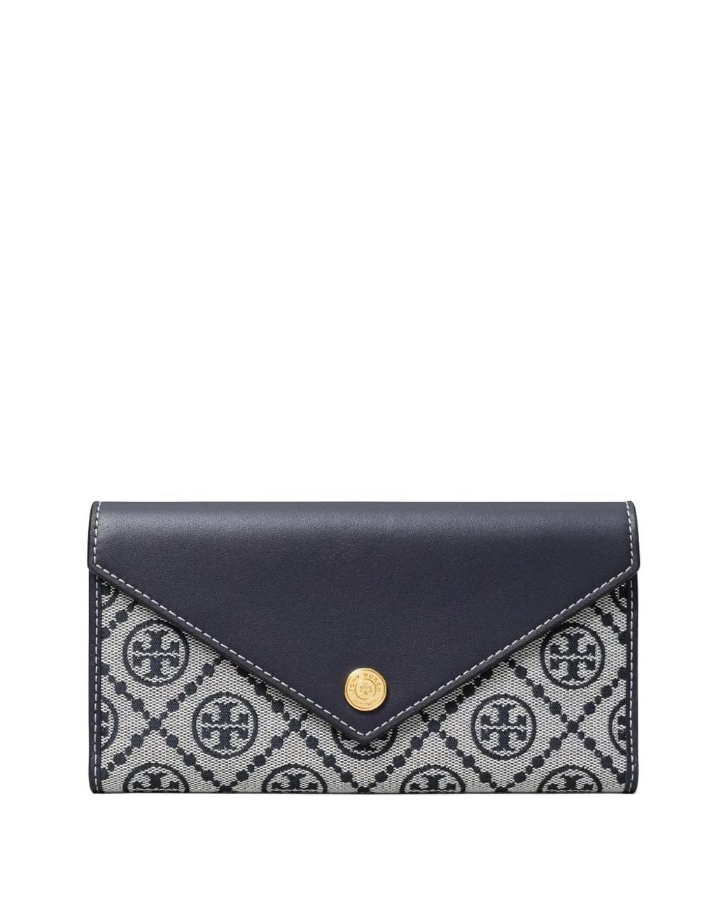 Tory Burch Gray Portemonnaie Mit Kuvertform
