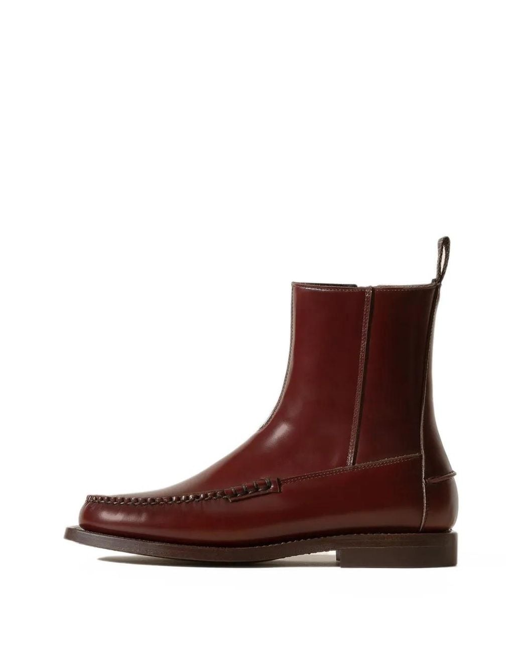 Hereu Brown Andreu Moccasin-Style Ankle Boots