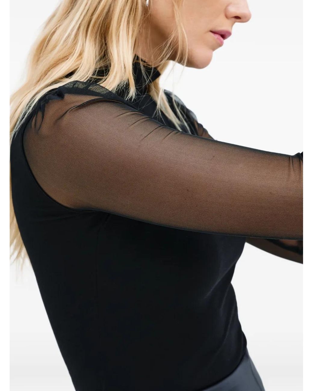 MARCELLA Black Liv Long-Sleeve Top