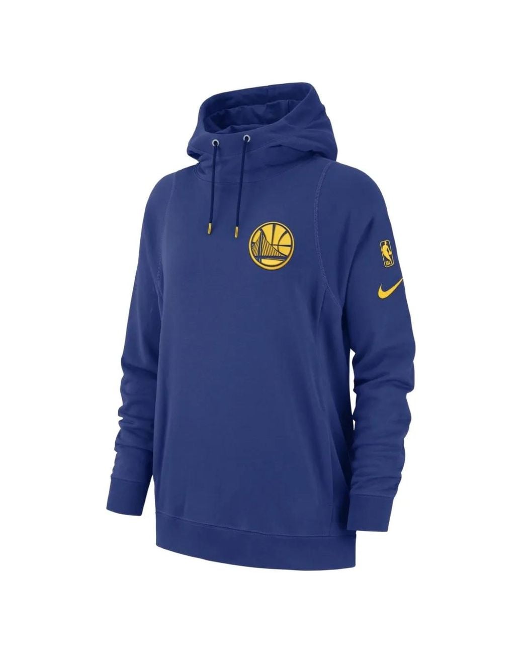 Nike Blue Nba Golden State Warriors Hoodie