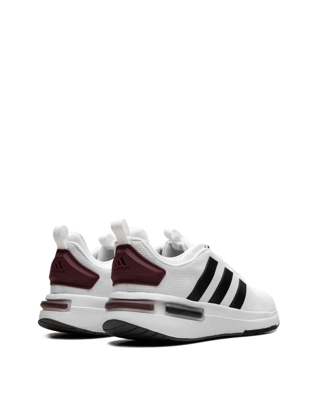 Adidas White Racter Tr23 3-Stripe Sneakers for men