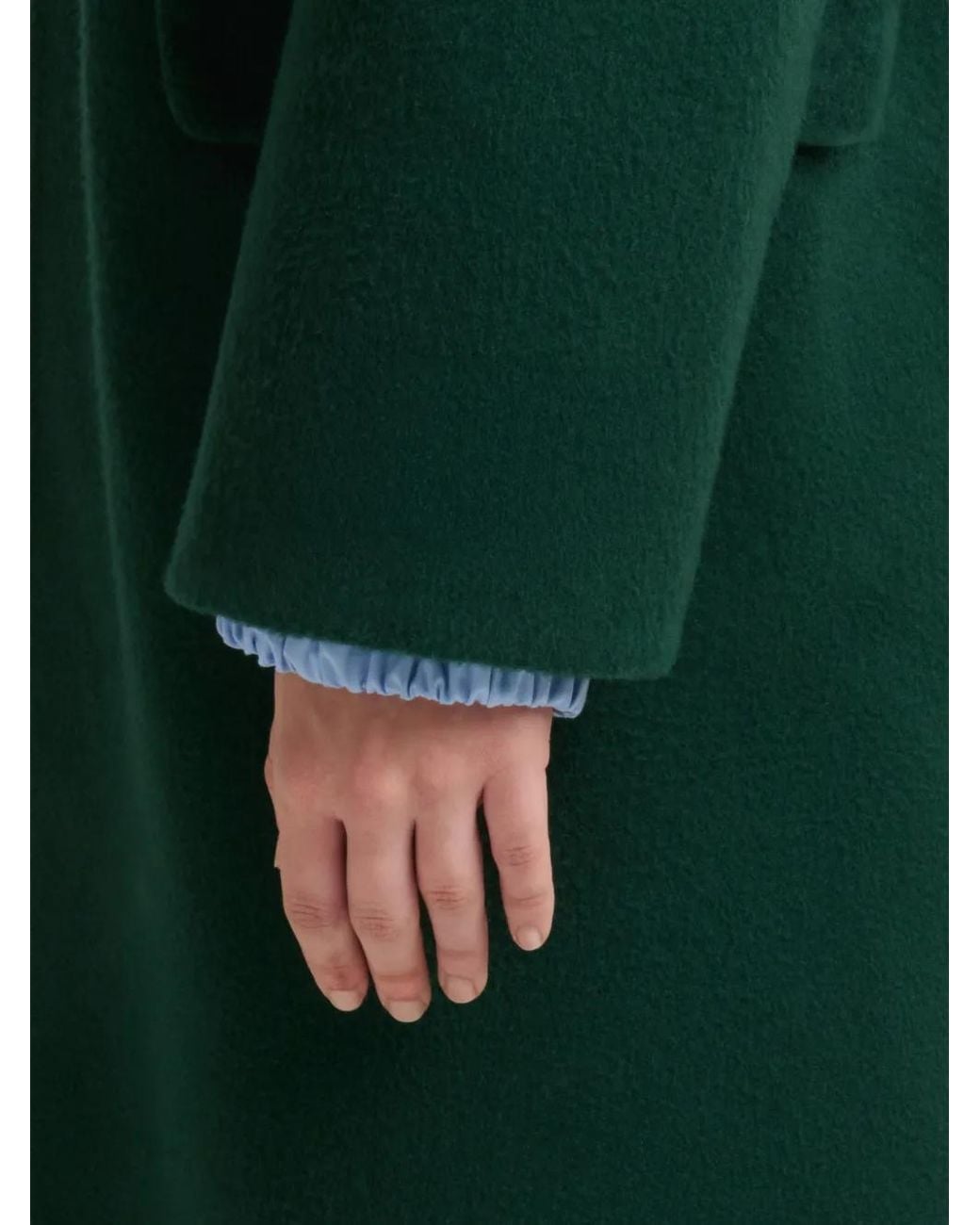 Marni Green Single-Breasted Coat
