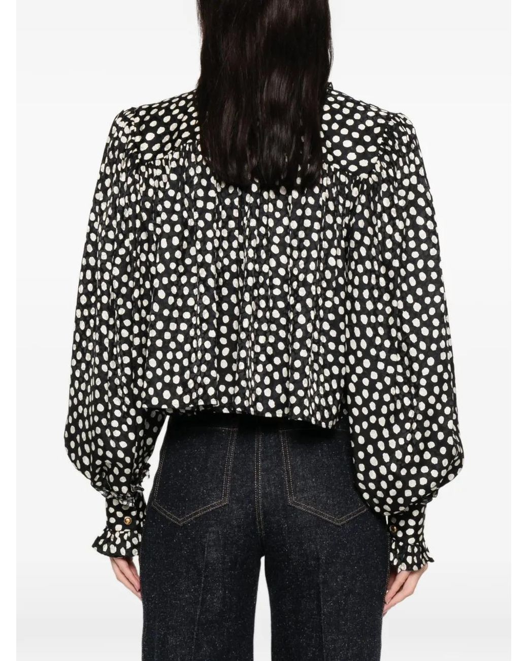 Chloé Black Blouses