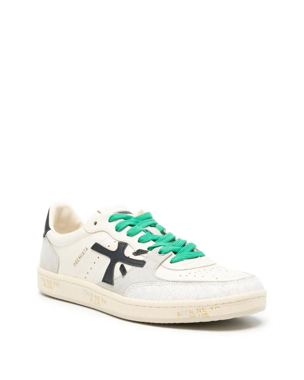 Premiata White Bskt Clay 7616 Sneakers for men