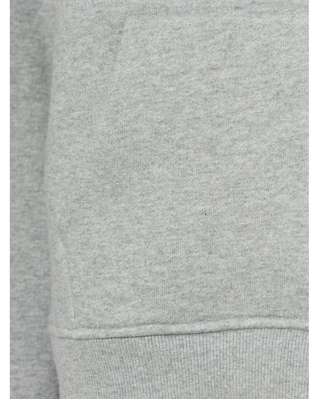 Entire studios Gray Mélange-Effect Hoodie