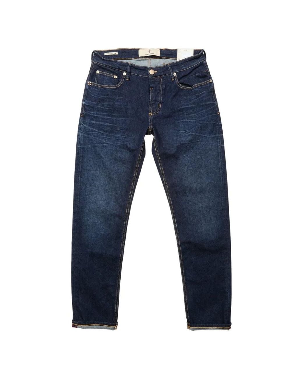 Blue De Gênes Blue Jean Vinci À Détails Délavés for men