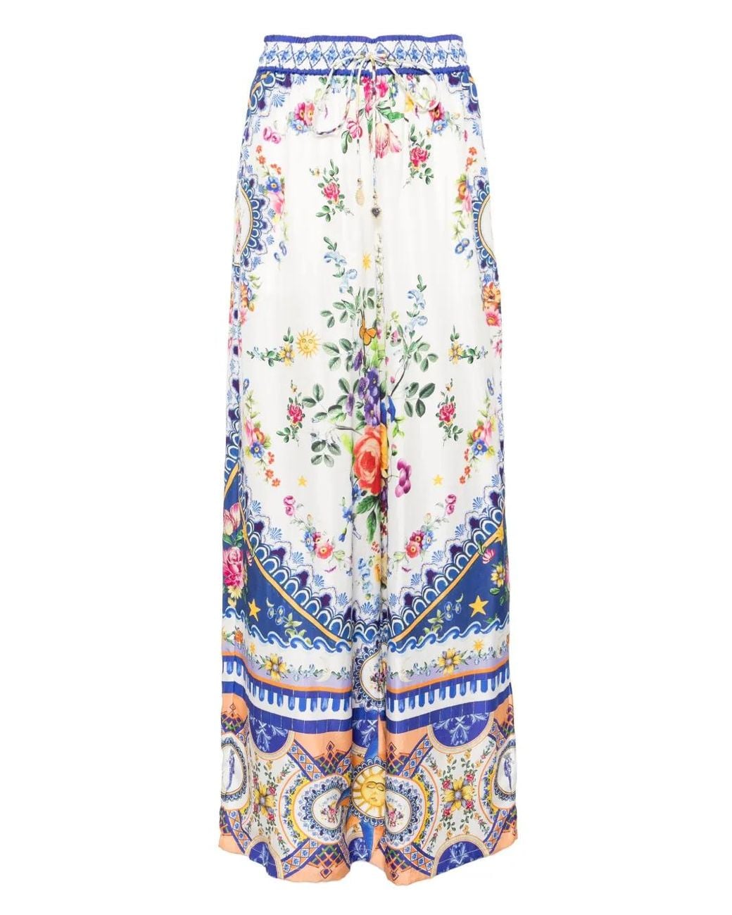 Camilla White Tiles Darls Trousers