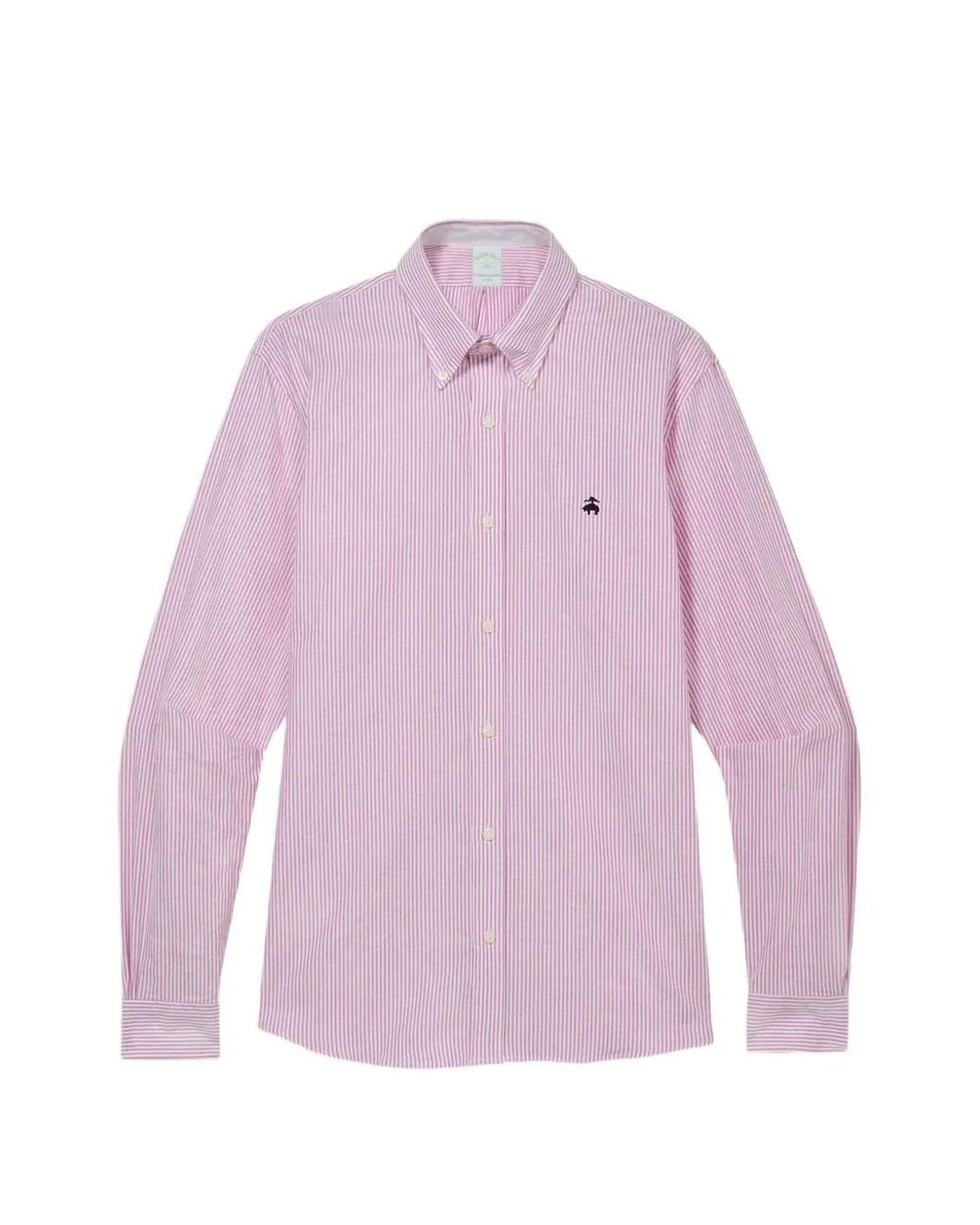 Brooks Brothers Pink Slim Fit Button-Down Collar Shirt for men