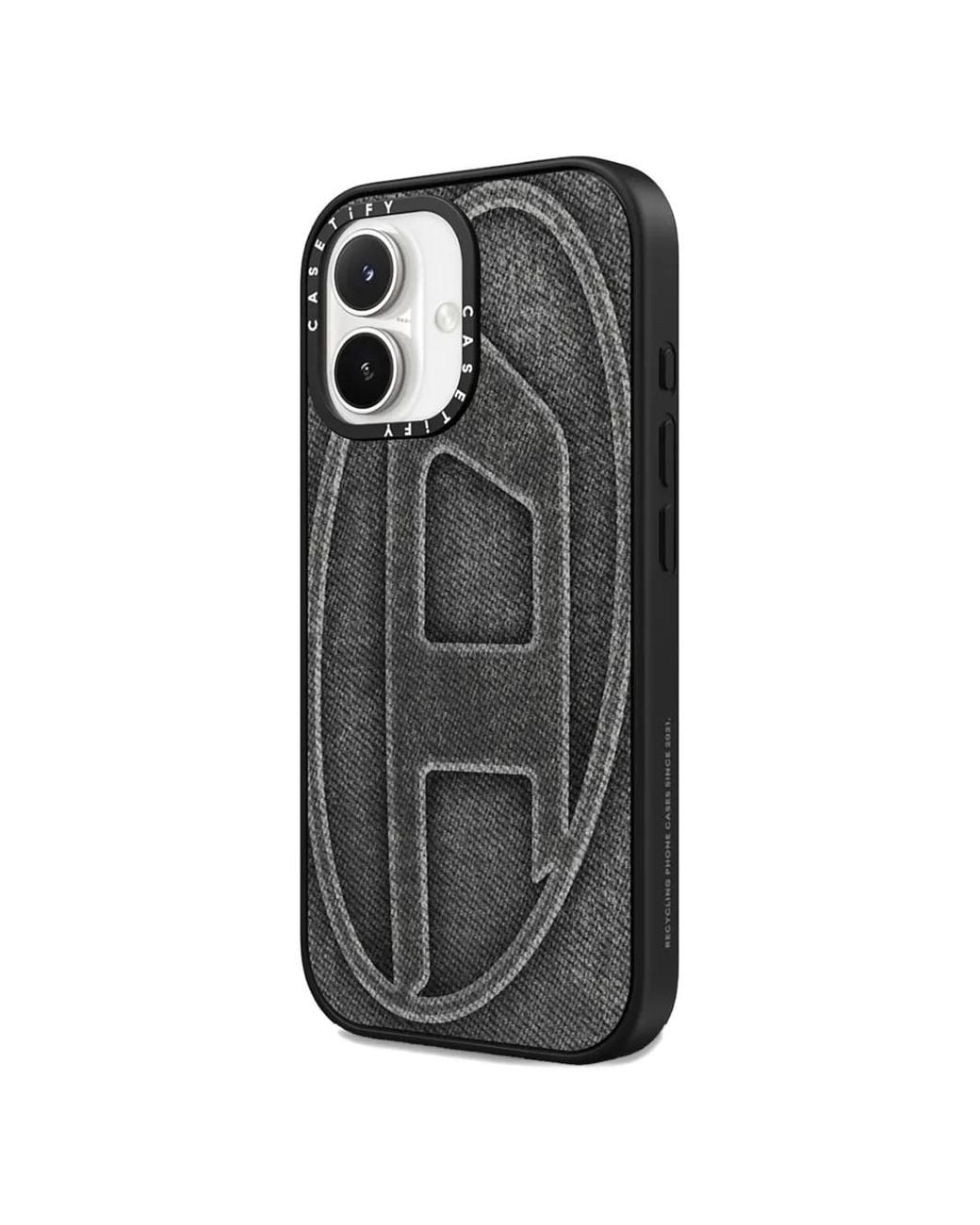 DIESEL Black X Casetify 60537 Denim-Effect Iphone 17 Case