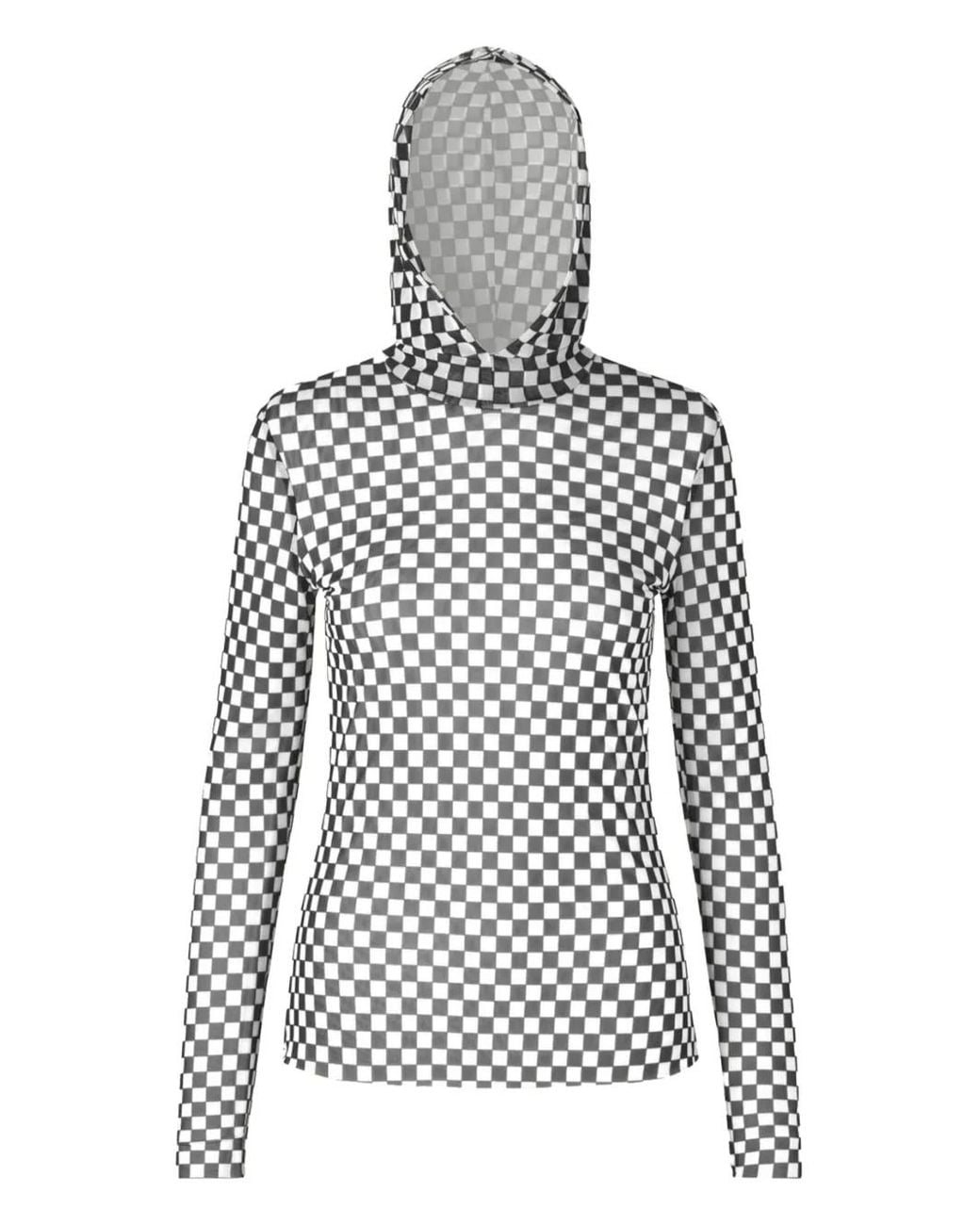 Baum und Pferdgarten Gray Junetta Checkered Hoodie