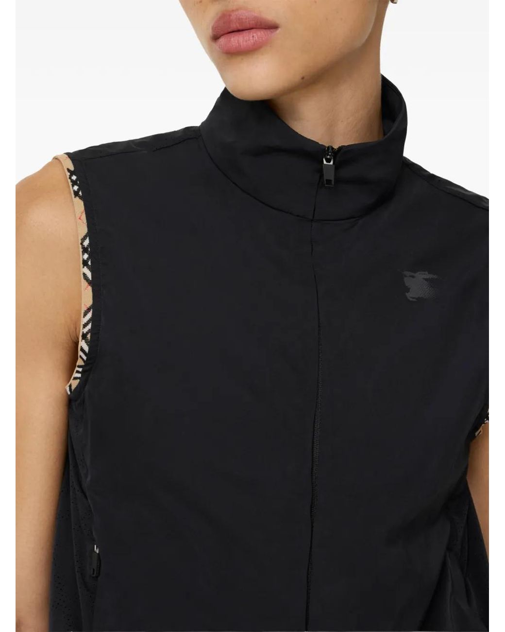 Burberry Stretch Nylon Bodywarmer in het Blue