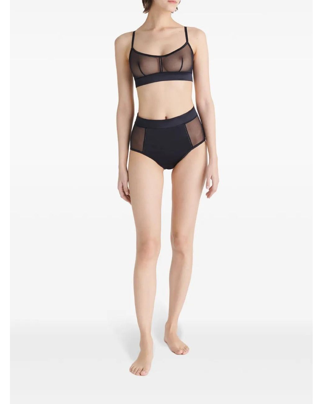 Eres Gray Muse Crop Top Bra