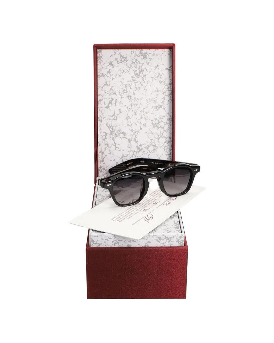 Jacques Marie Mage Black Zephirin Square-Frame Sunglasses