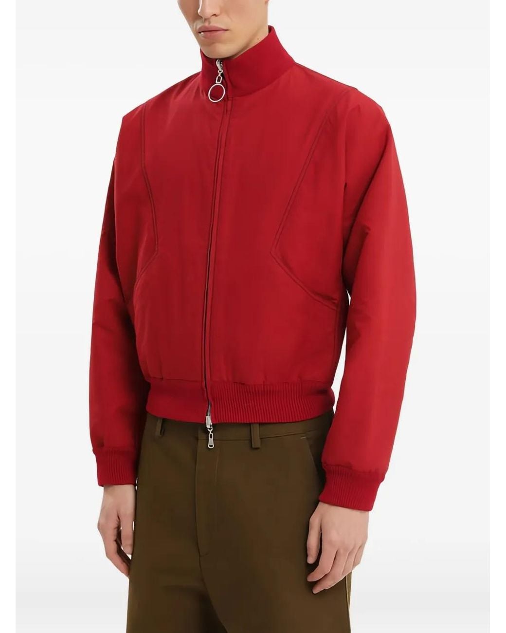 1989 STUDIO Black Zip Lightweight Jacket for men