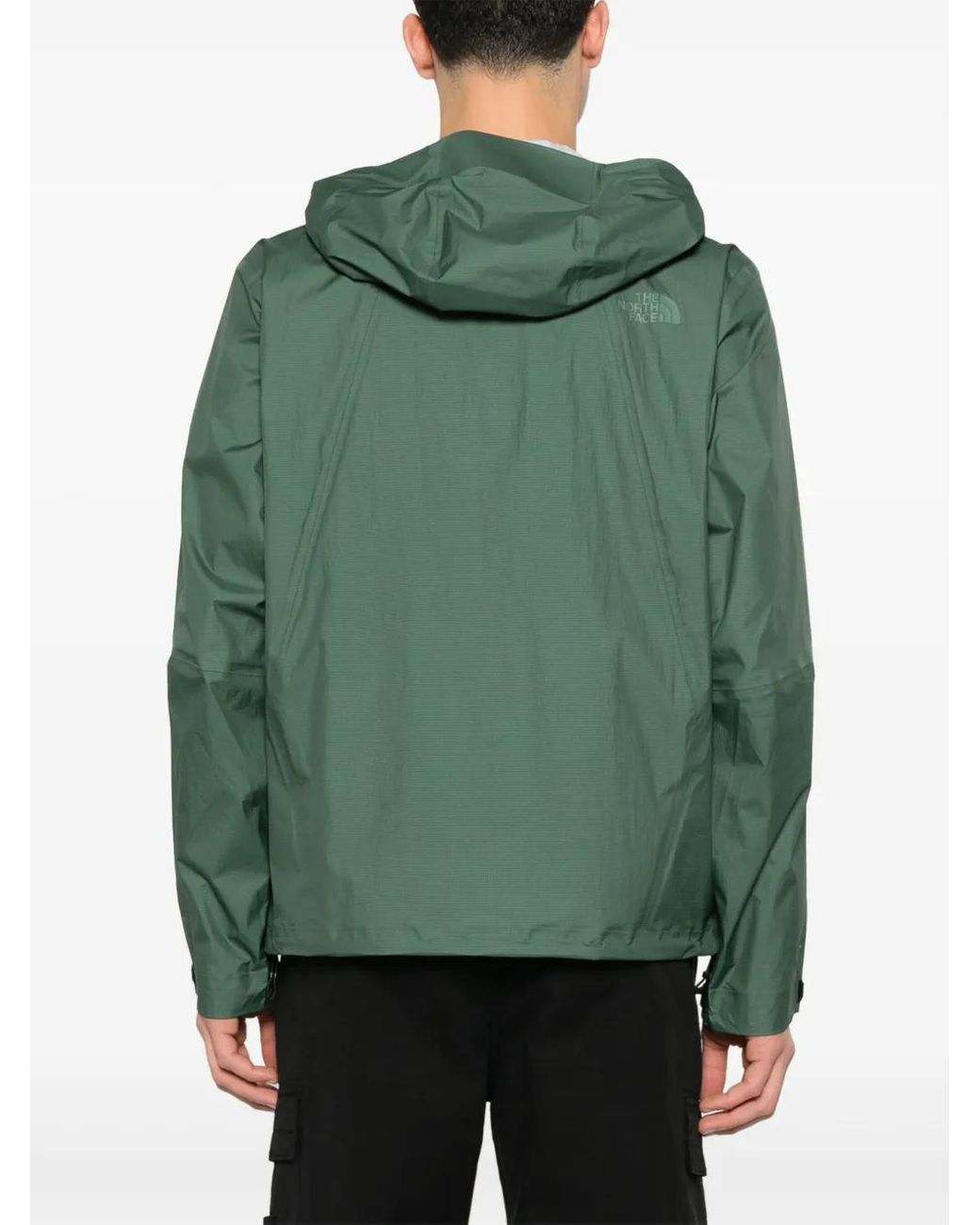 The North Face Green Packable Rain Jacket for men
