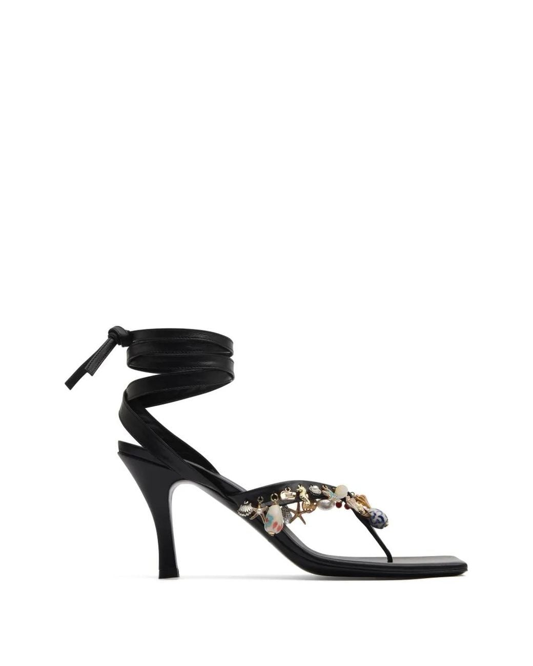 Christopher Esber White Memento Charm Heeled Pumps
