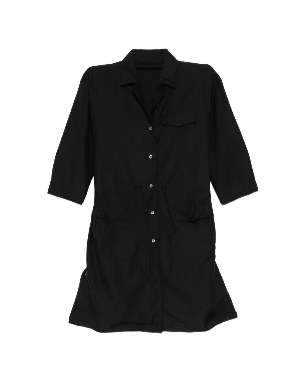 JNBY Black Collared Mini Dress