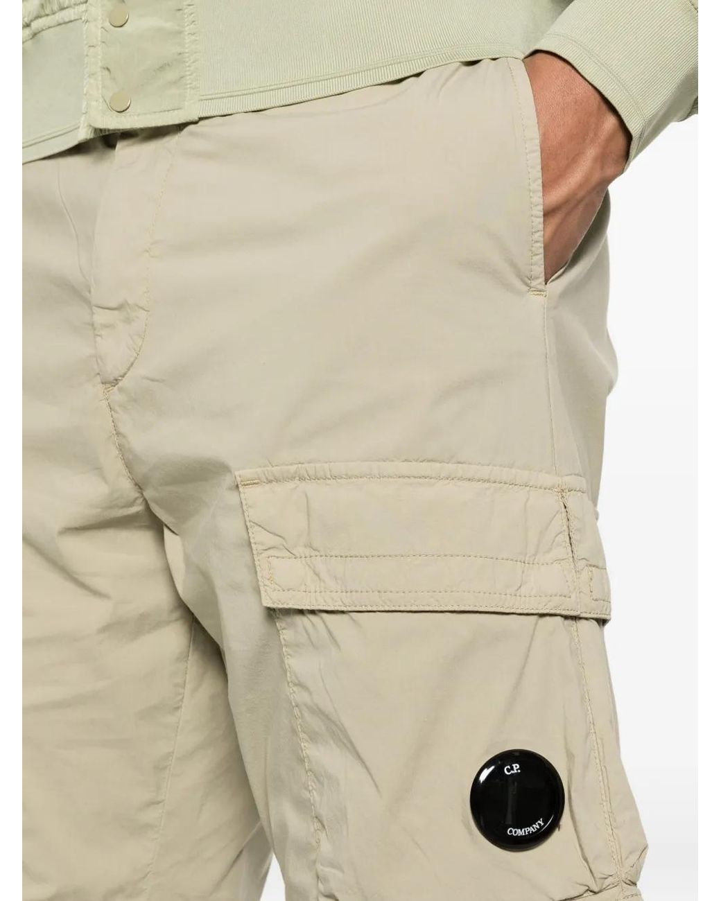 C P Company Natural Bermuda Cargo for men