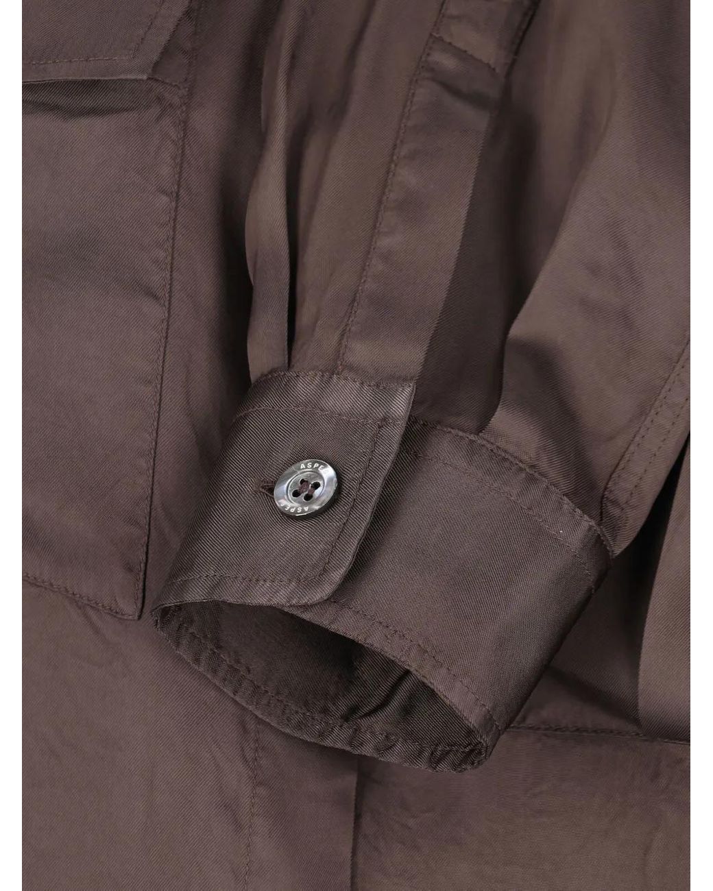 Aspesi Brown Long Sleeve Shirt
