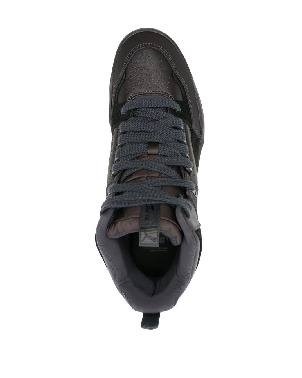 PUMA Black Slipstream Hi Xtreme Leather Sneakers