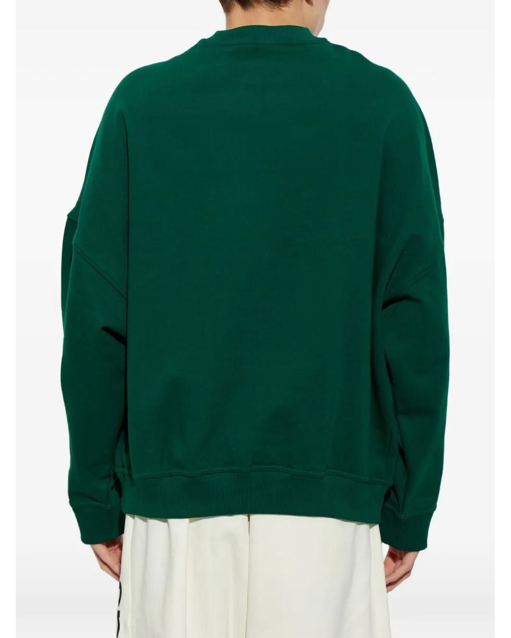 Adidas Green Adisignature Ny Sweatshirt With Crew Neck