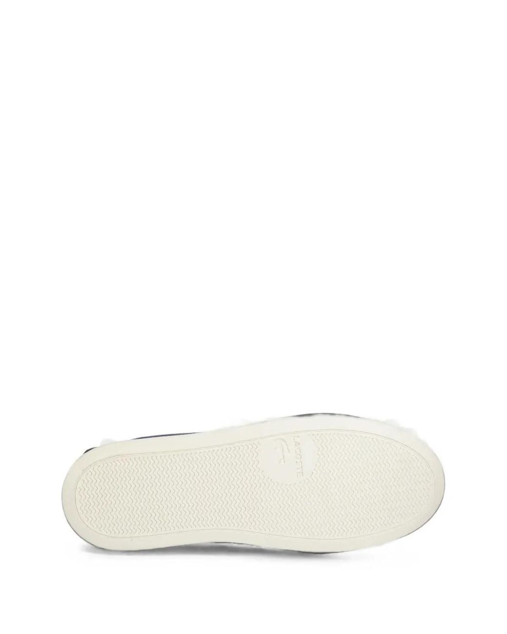 Lacoste Blue Aubrey Faux-Fur Trim Loafer-Style Slippers for men