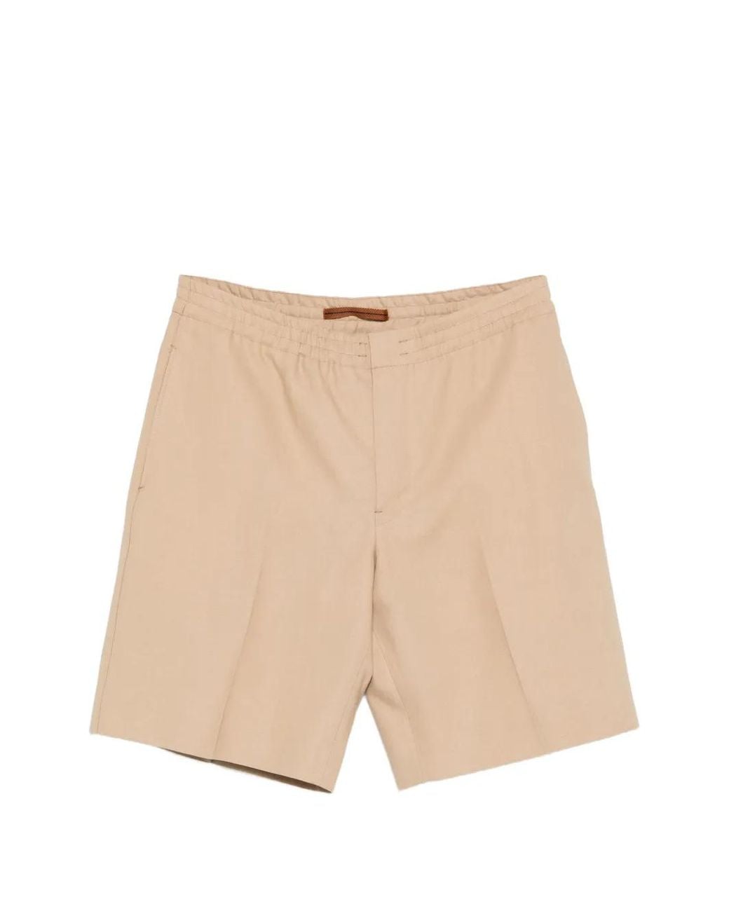 Zegna Natural Oasi Lino Shorts for men