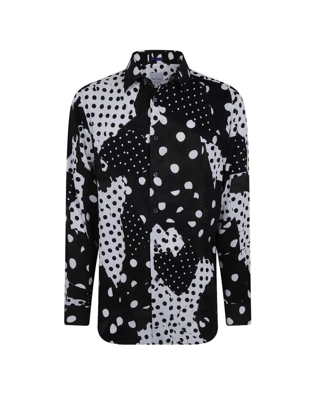 Paul Smith Black Printed Shirt for men