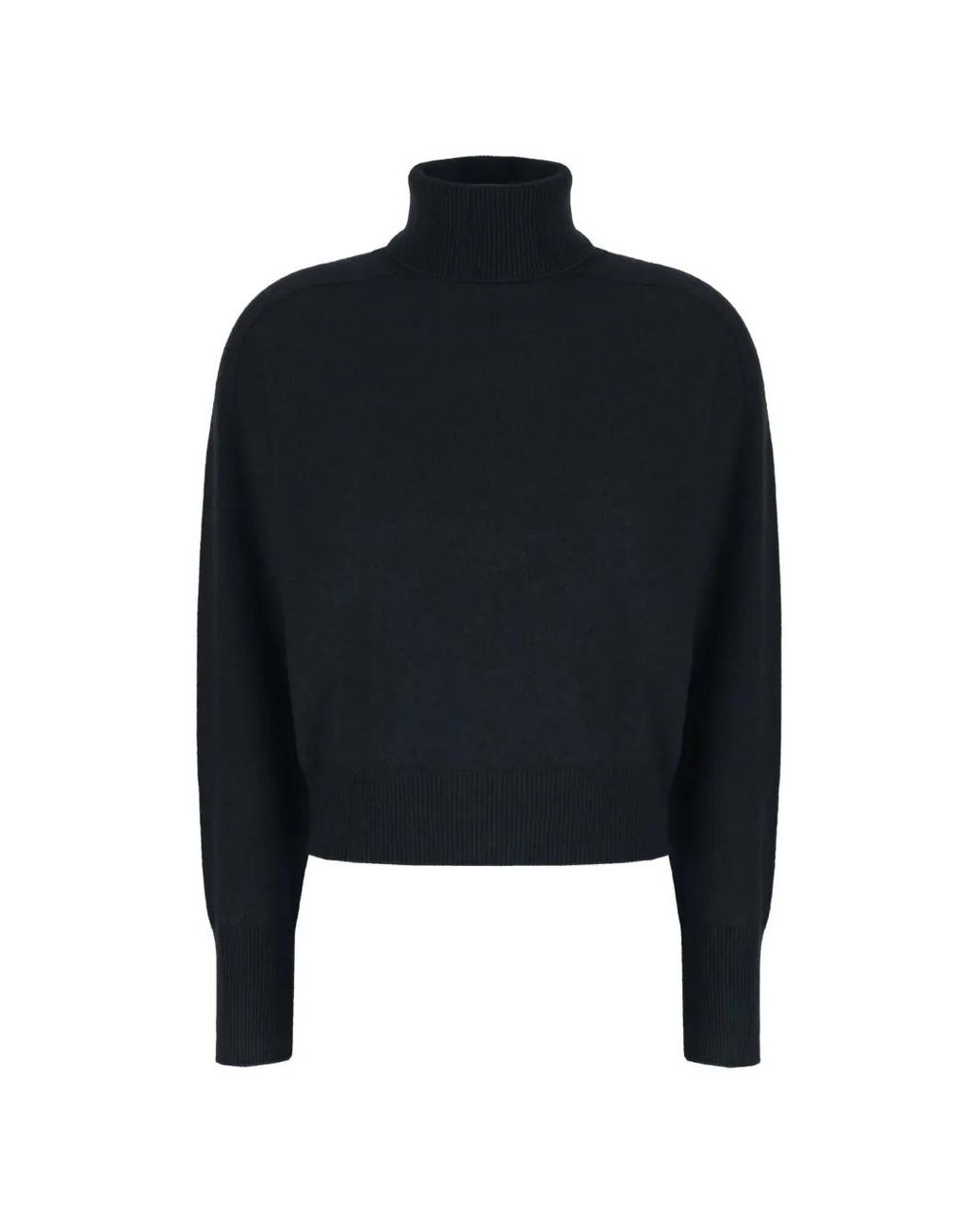 Vanisé Blue Gestrickter Rollkragenpullover