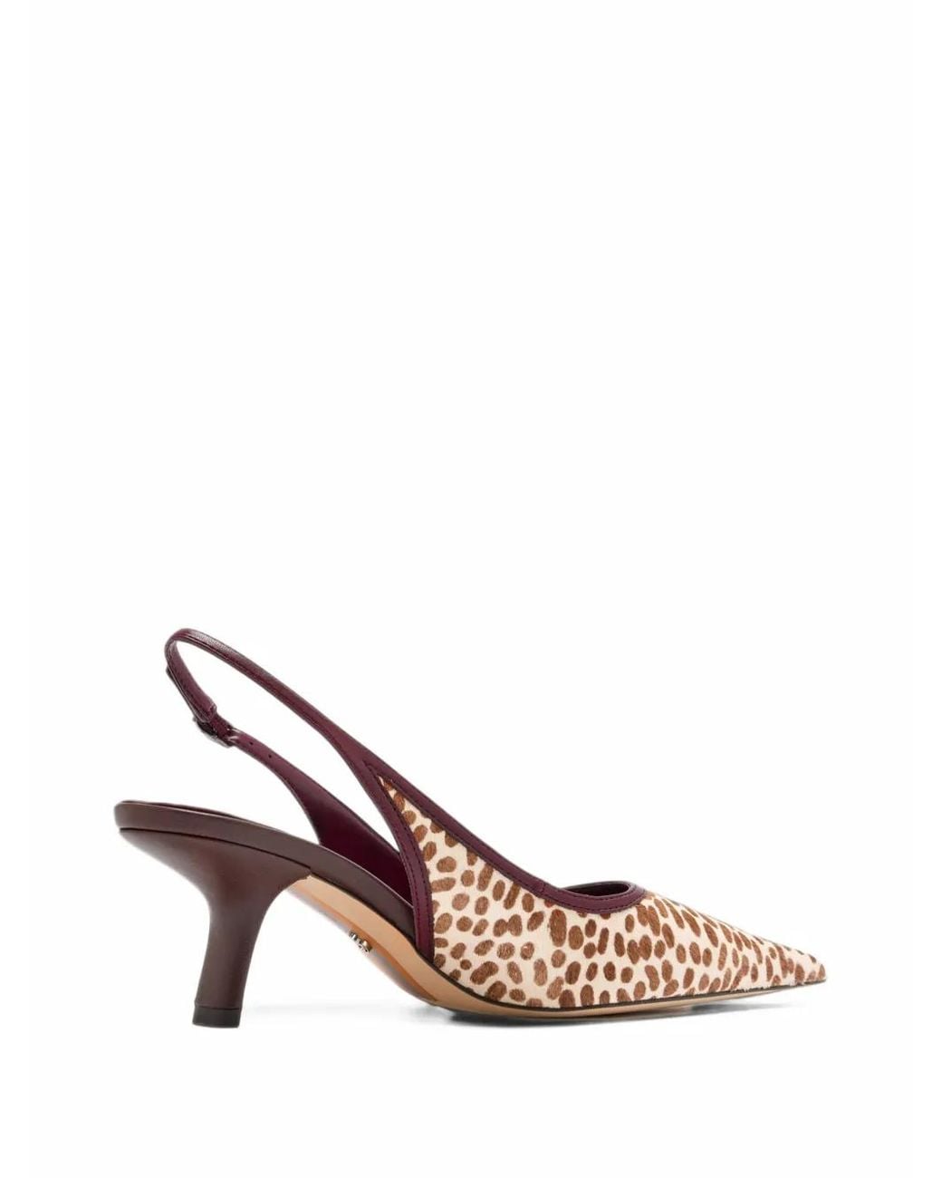 Sam Edelman Pink Bianka Animal-Print Pumps